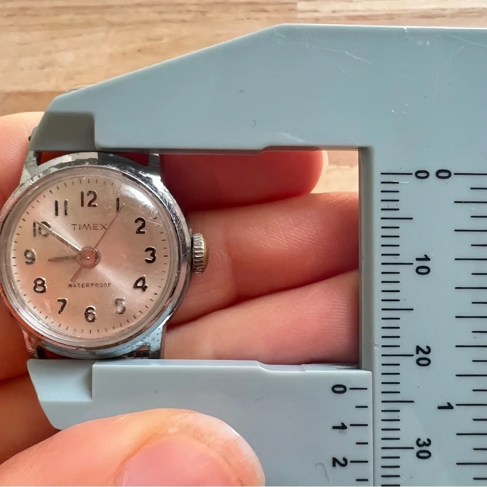 Timex waterproof ladies stainless steel speidel expansion band mechanical watch